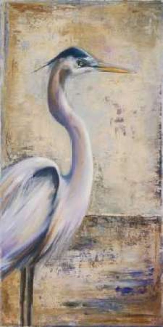 Blue Heron I Canvas Art - Patricia Pinto (10 x 20)