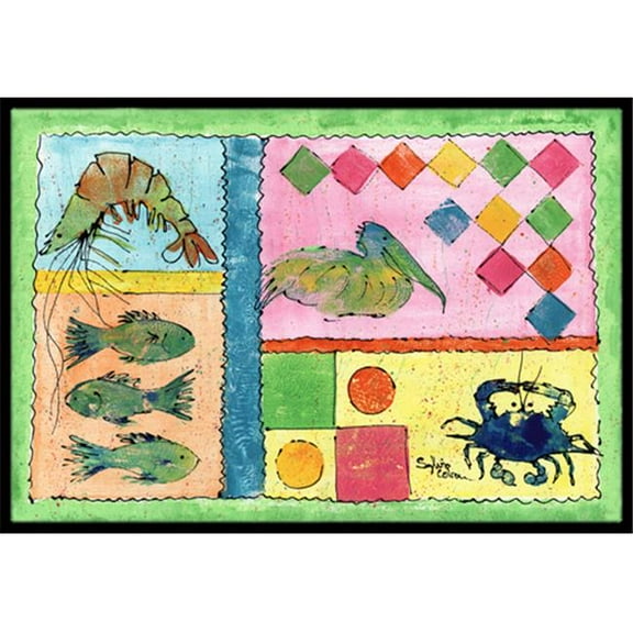 Blue Heron Indoor Or Outdoor Mat - 18 x 27 in.