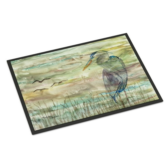 Blue Heron Sunset Doormat 24x36