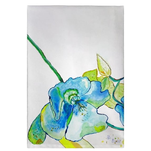 Blue Hibiscus Guest Towel