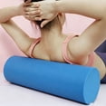 thumbnail image 1 of Blue High-Density EVA Foam Roller, Smooth Muscle Massage Roller for Pilates Body Recovery, Portable Exercise Roller for Back Legs Arms Shoulders, Foam Roller for Home Gym Fitness, 11.81x3.94 In, 1 of 6