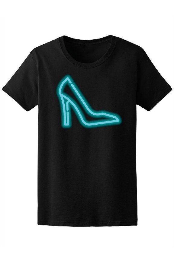 Blue High Heel Shoe Sharp Effect Tee Women's -Image by Shutterstock