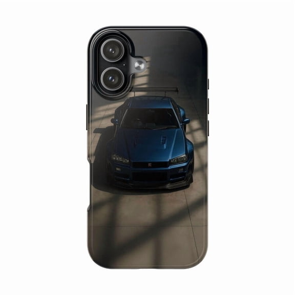 Blue High Performance Car Case for iPhone 11 12 13 14 15 16 17 Pro Max Plus