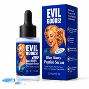 Blue Honey Peptide Serum   Hydrating Copper Peptide Face Serum with Niacinamide, Hyaluronic Acid & Manuka Honey, 1 fl oz