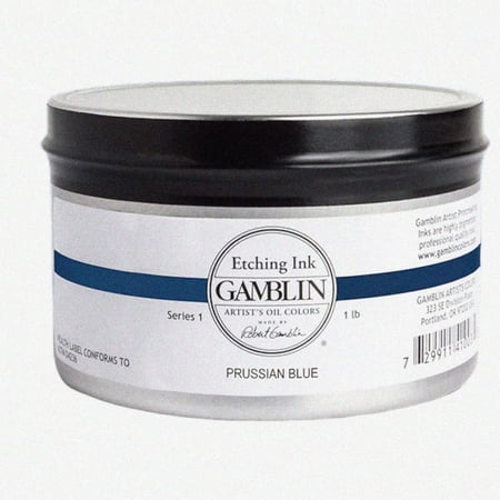 Blue Horizon Etching Ink - Vibrant Prussian Blue Pigment for Artists - 1LB