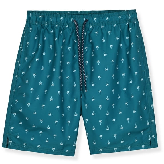 Blue Horizon Swimwear Mens Slim Fit Swim Shorts 7 inch Swim Trunks- Quick Dry Mens Bathing Suits with Mesh Lining