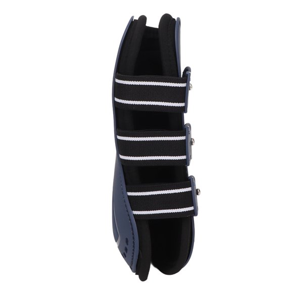 Blue Horse Front Leg Boots, Shock Absorbing Neoprene & PU Protective Guards with Anti-Slip Buckle for Jumping, Training & Riding, 1 Pair