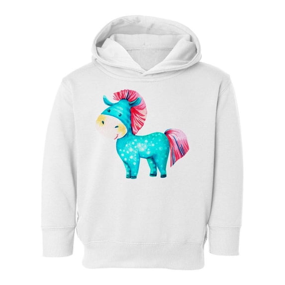 Blue Horse Hoodie Toddler -Image by Shutterstock, 5 Toddler
