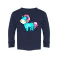 thumbnail image 1 of Blue Horse Long Sleeve Toddler -Image by Shutterstock,  5 Toddler, 1 of 4
