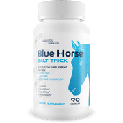 Blue Horse Salt Trick - Our Best Blood Flow Supplement for Men Our Best Circulation Supplement - Male Circulation Supplements Nitric Oxide Vasodilator to Improve Blood Flow 7 Blue Salt Trick for Me