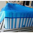 Blue Hot Tub Bubble Cover Floating Spa Blanket, Heating Retaining Solar
