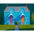 thumbnail image 1 of Blue House Poster Print by Martha Pettigrew (8 x 10), 1 of 1