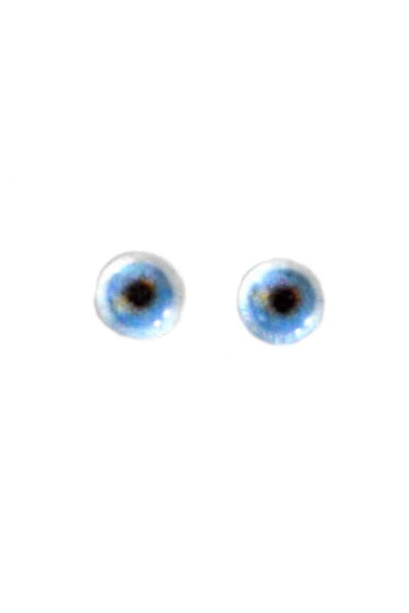 Blue Human Glass Eyes with Whites