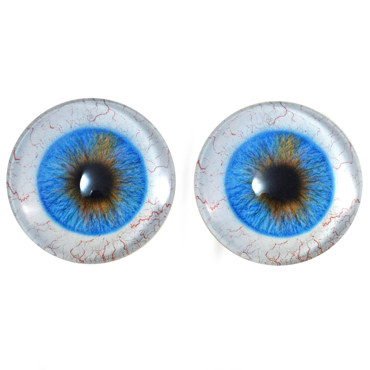 Blue Human Glass Eyes with Whites