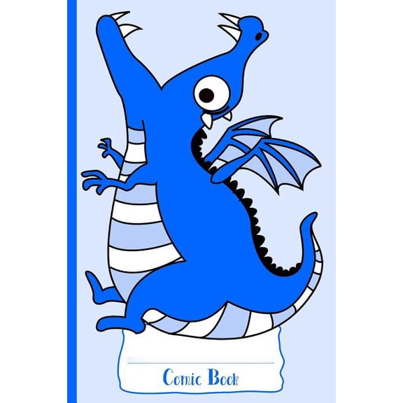 Blue Hungry Dragon Comic Book Paperback 1728705657 9781728705651 KIDSspace