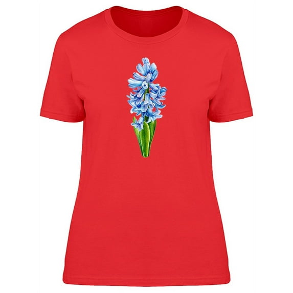Blue Hyacinths T-Shirt Women -Image by Shutterstock, Female Large