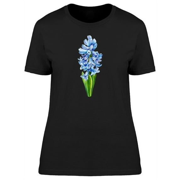 Blue Hyacinths T-Shirt Women -Image by Shutterstock, Female Small