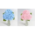 thumbnail image 1 of Blue Hydrangea Artificial Flowers & Pink Hydrangea Artificial Flowers for Home Decor Party Arrangements Wedding Bouquets Centerpieces, 1 of 5