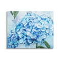 thumbnail image 1 of Blue Hydrangea Blossom Leaves Botanical & Floral Graphic Art Gallery Wrapped Canvas Print Wall Art, 1 of 7