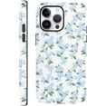 thumbnail image 1 of Blue Hydrangea Flower Case for iPhone 14 Pro 6.1'', Lovely Floral Pattern Print Design Funda Aesthetic Trendy Slim Fit Soft TPU Silicone Shockproof Protective Cover for Women Girls, 1 of 5