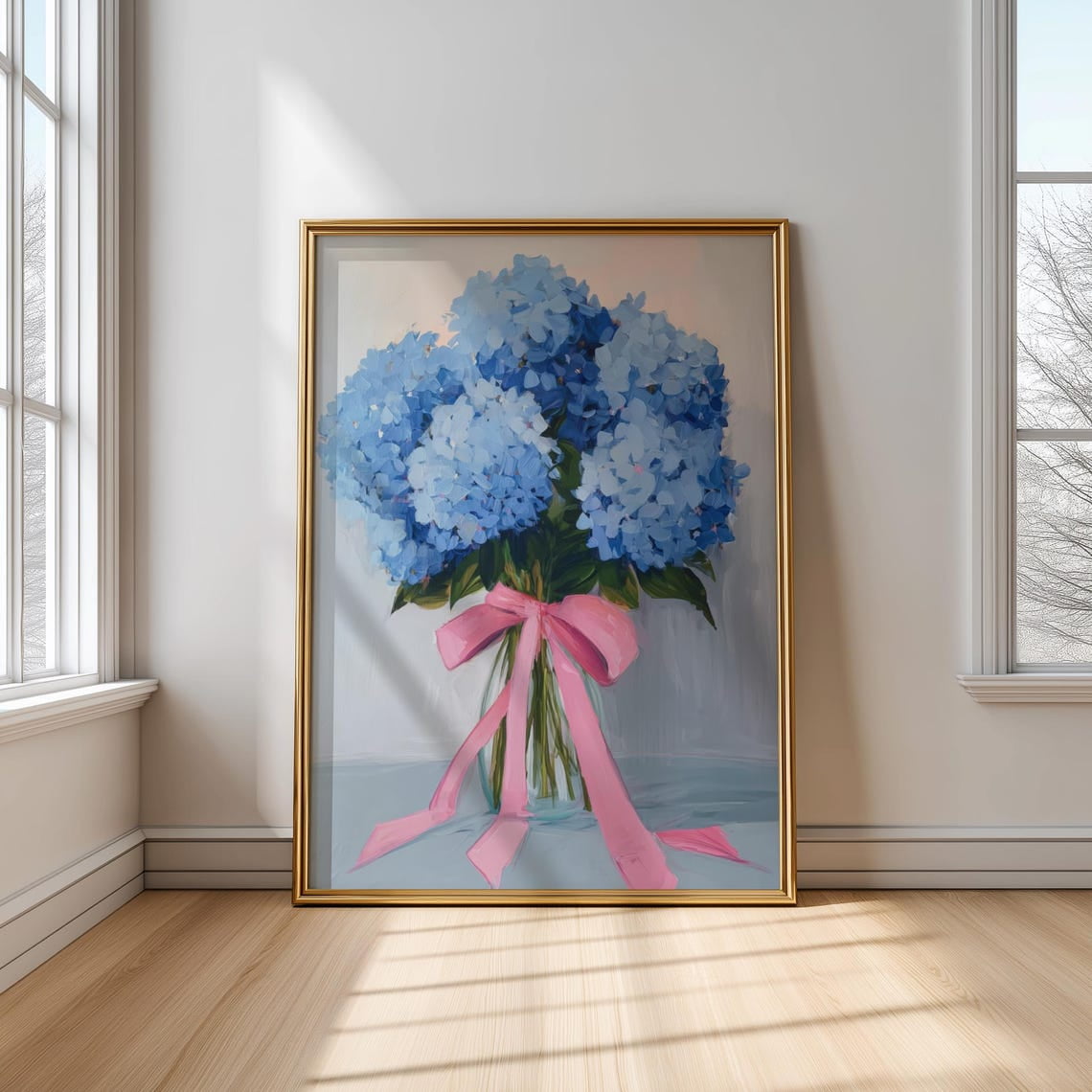Tableau Toile Vintage Bouquet De Fleurs - Premium - Non Encadré - Art Déco