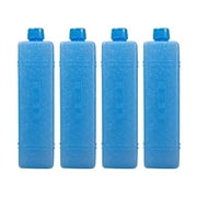 Blue Ice Pack, Reusable Cooler Box Cold Packs for Air Cooler Fan Lunch Bag Refrigerated Food Storage, 4Pcs