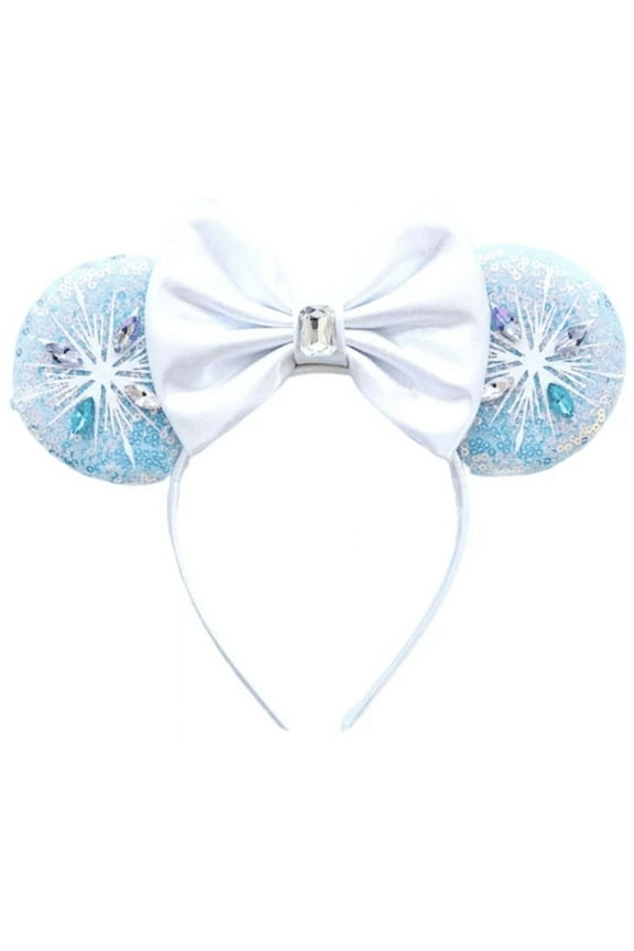 Kid's Mickey Minnie Plastic Headband, Blue