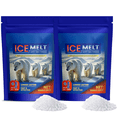 thumbnail image 1 of Blue Ice & Snow Melt – Snow Melt, Rock Salt, Driveway & Sidewalk Salt for Ice, Blue Granular Rock Salt, Melts to −16°F (−27°C) – Resealable Zip Bag (2PCS), 1 of 10
