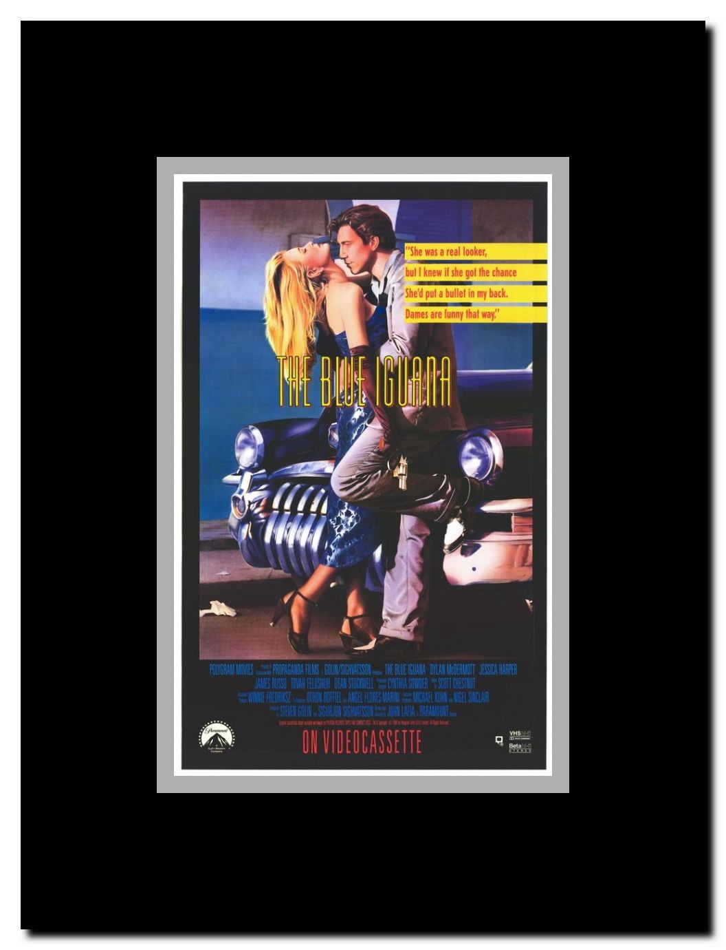 Blue Iguana Framed Movie Poster