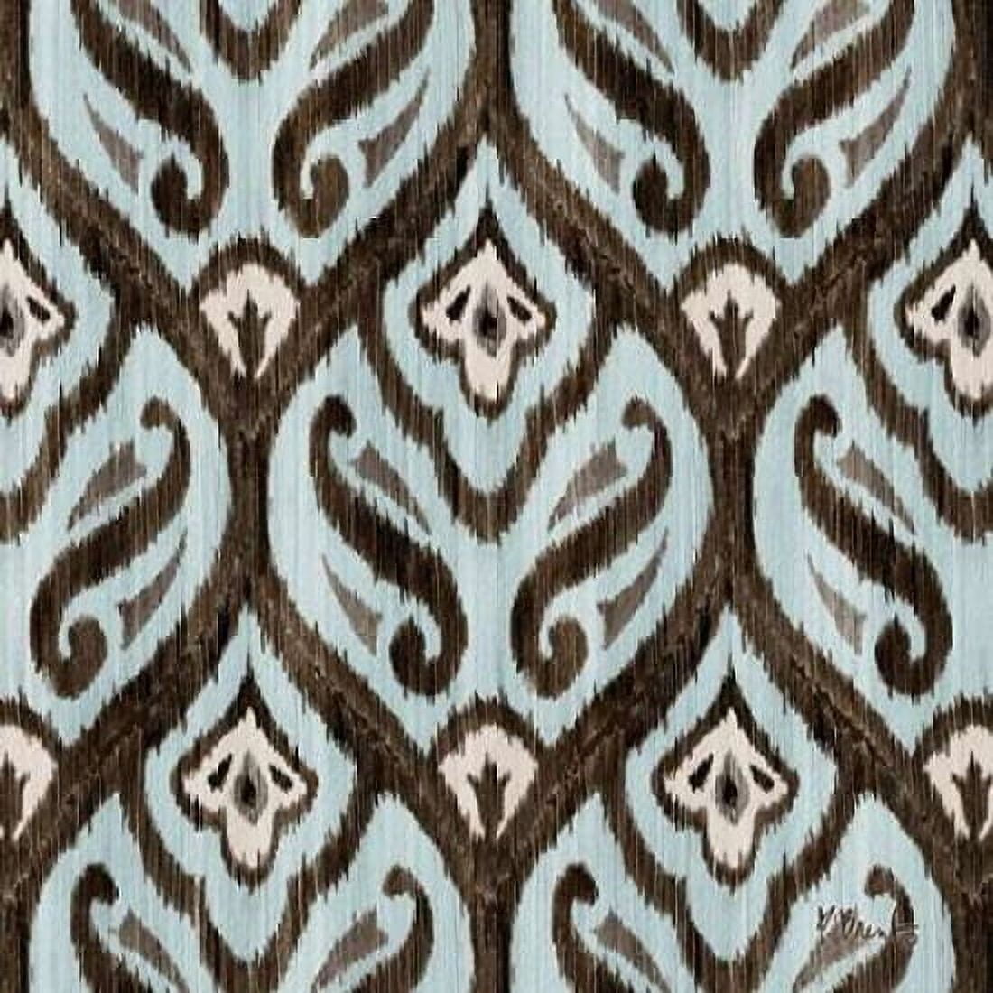 Blue Ikat II Canvas Art - Paul Brent (24 x 24)