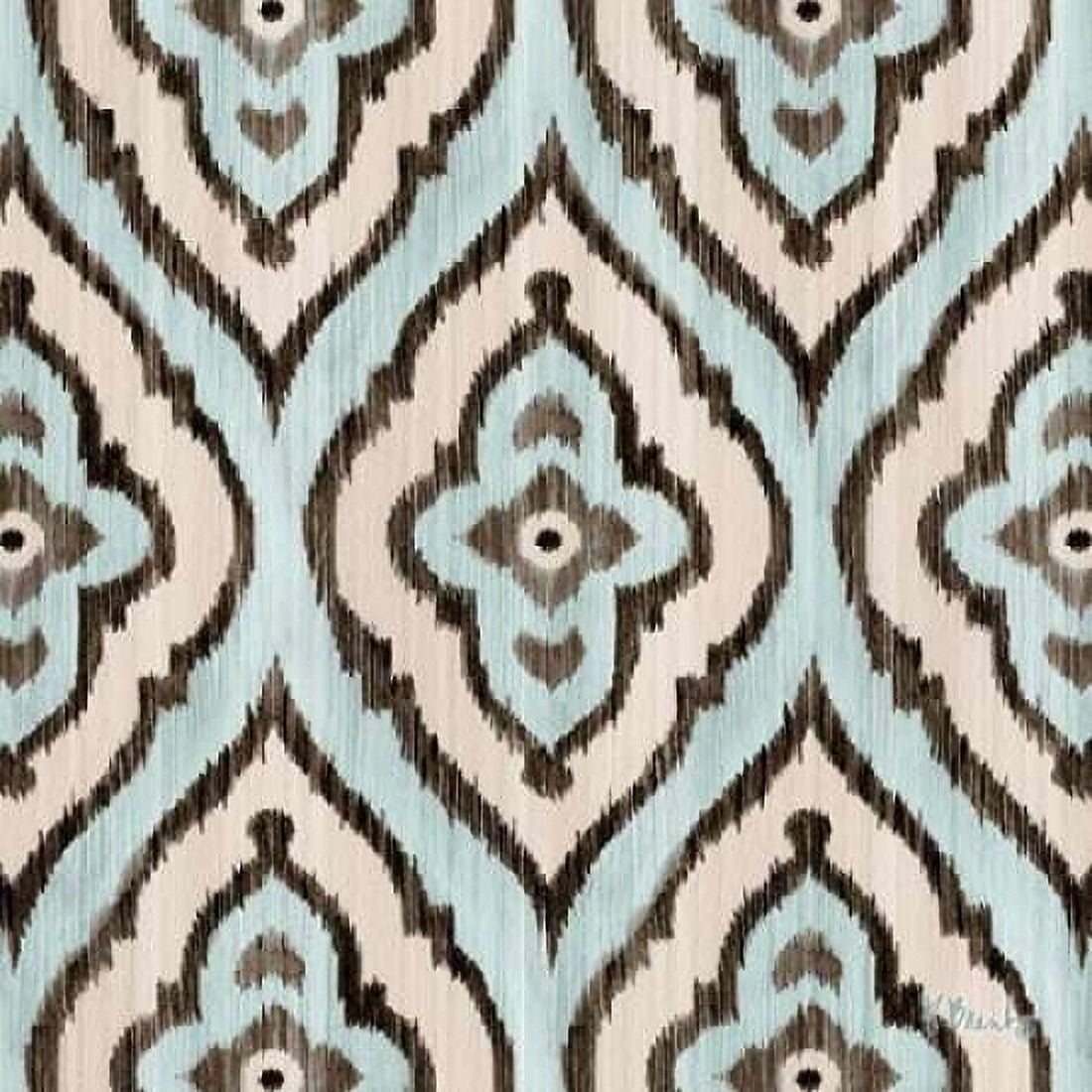 Blue Ikat III Canvas Art - Paul Brent (24 x 24)