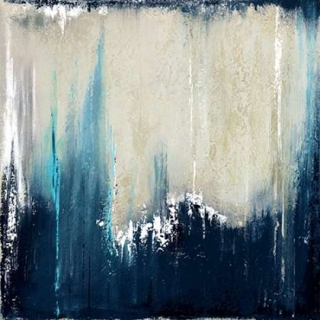 Blue Illusion I Canvas Art - Pinto Patricia (24 x 24)