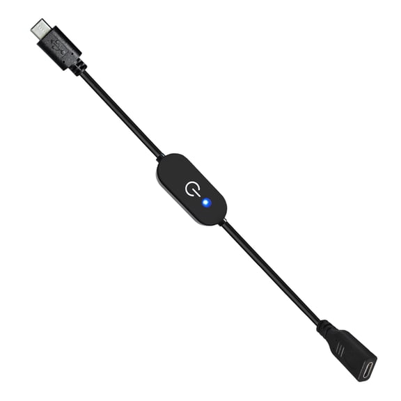 Blue Indicators Light Type C Male to Female Switches Control Line Cable Male to Female Type C Touch Dimmer Switches Control