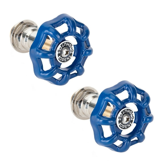 Blue Industrial Spigot Wall Hook (2-Pack)