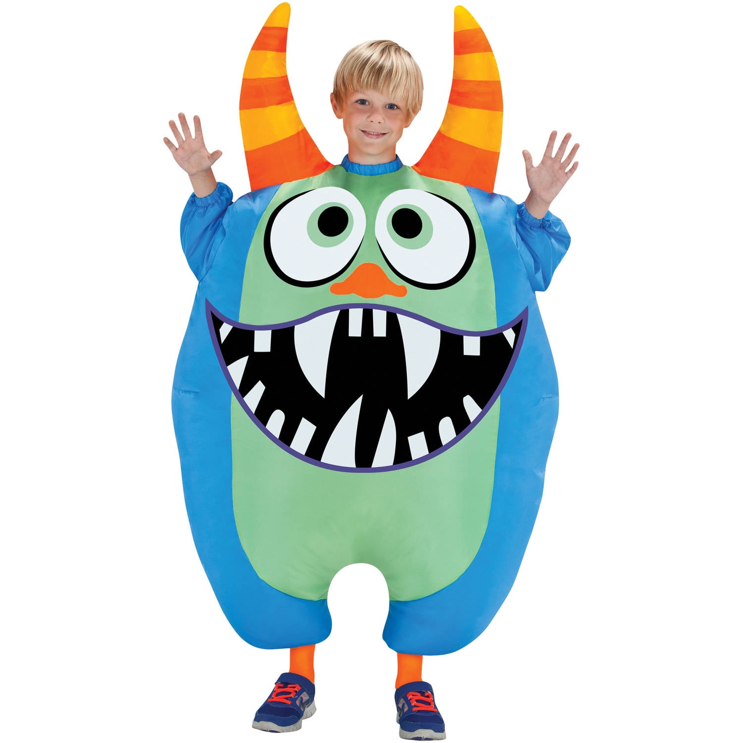 Blue Inflate Scareblown Child Halloween Costume
