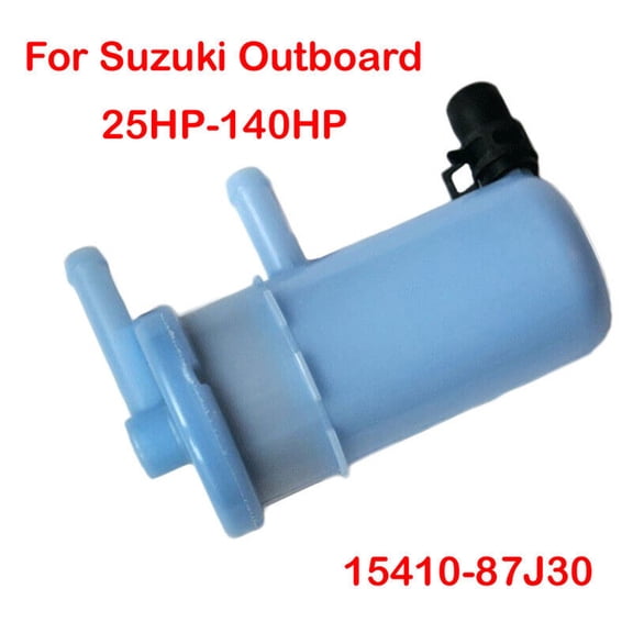 Blue Inline Diesel Fuel Filter for Car, Air Heater, Diesel Assembly for RV, Suzuki Outboard 4, DF40, DF50 (1999-2010), 1PC