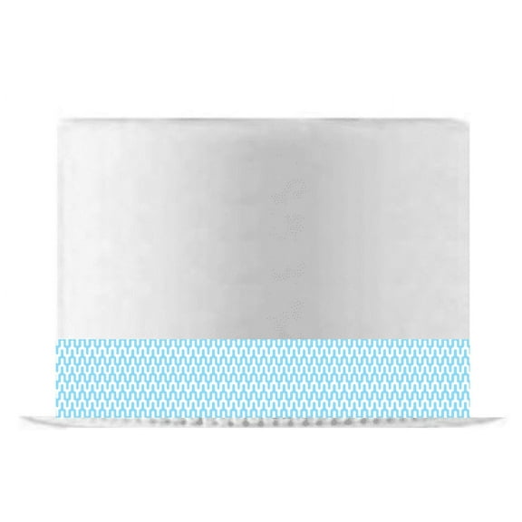 Blue Interlock Edible Cake Decoration Ribbon -6 Slim Strips