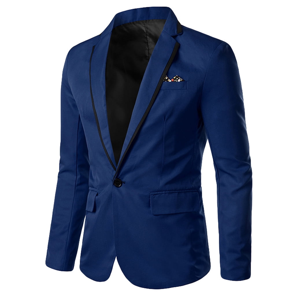 Buy TAHVO Men Blazers for Men/Formal Blazer for Men Stylish/Coat for  Wedding/Blazers for Men Stylish Wedding (34, Blue) at