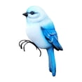 thumbnail image 1 of Blue Jay Bird Statue - Large Realistic Resin Garden Decor, Flower Pot Hugger for Outdoor Tree & Fence Decoration - Handmade Yard Sculpture for Patio & Balcony, 1 of 3