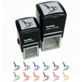 thumbnail image 1 of Blue Jay Bird on Branch Self-Inking Rubber Stamp Ink Stamper - Fuchsia Ink - Small 1 Inch, 1 of 7