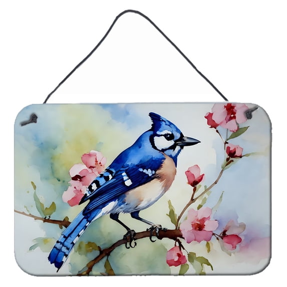 Blue Jay Wall or Door Hanging Prints 8 in x 12 in