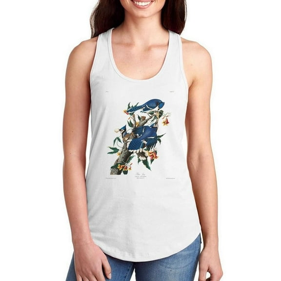 Blue Jays I Racerback Tank Women -John James Audubon Designs, Female Medium