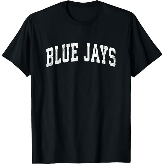 Blue Jays Mascot Vintage Athletic Sports Name Design T-Shirt