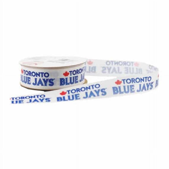 Blue Jays Ribbon 7/8-Inch Width, 9 Foot Spool