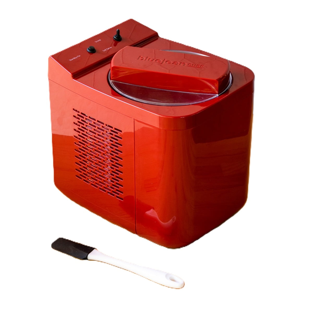 Blue Jean Chef 1-Quart Thermoelectric Ice Cream Maker Barn Red