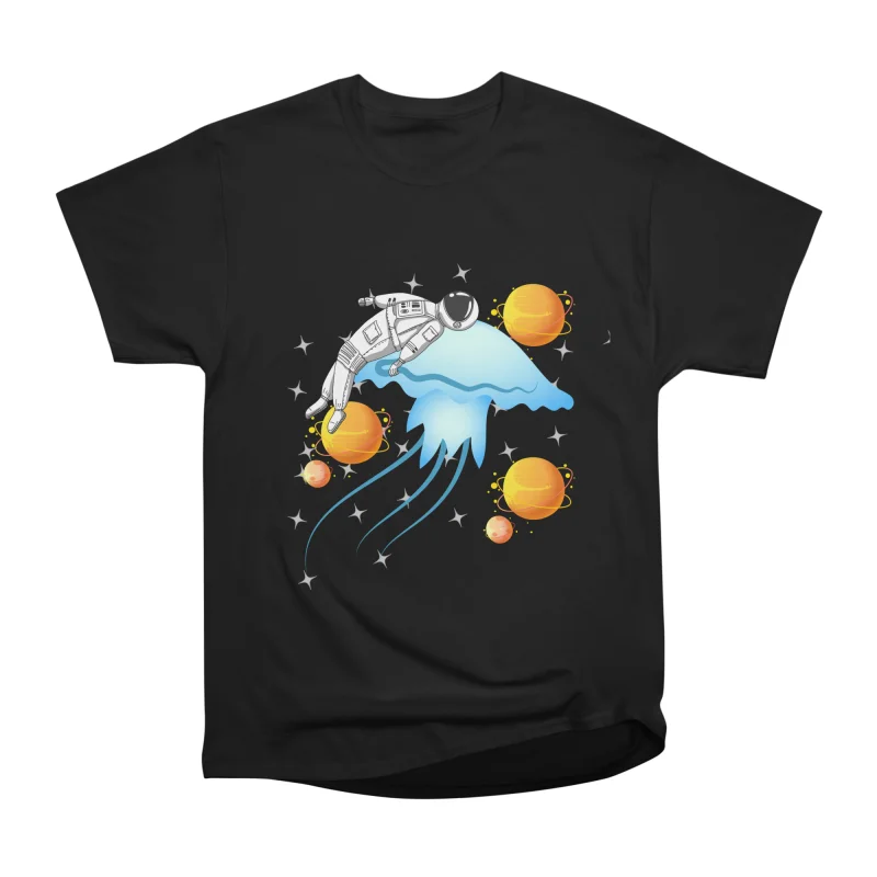 Blue Jellyfish Galaxy Outer Space Astronaut T-Shirt Tee Gift For Him ...