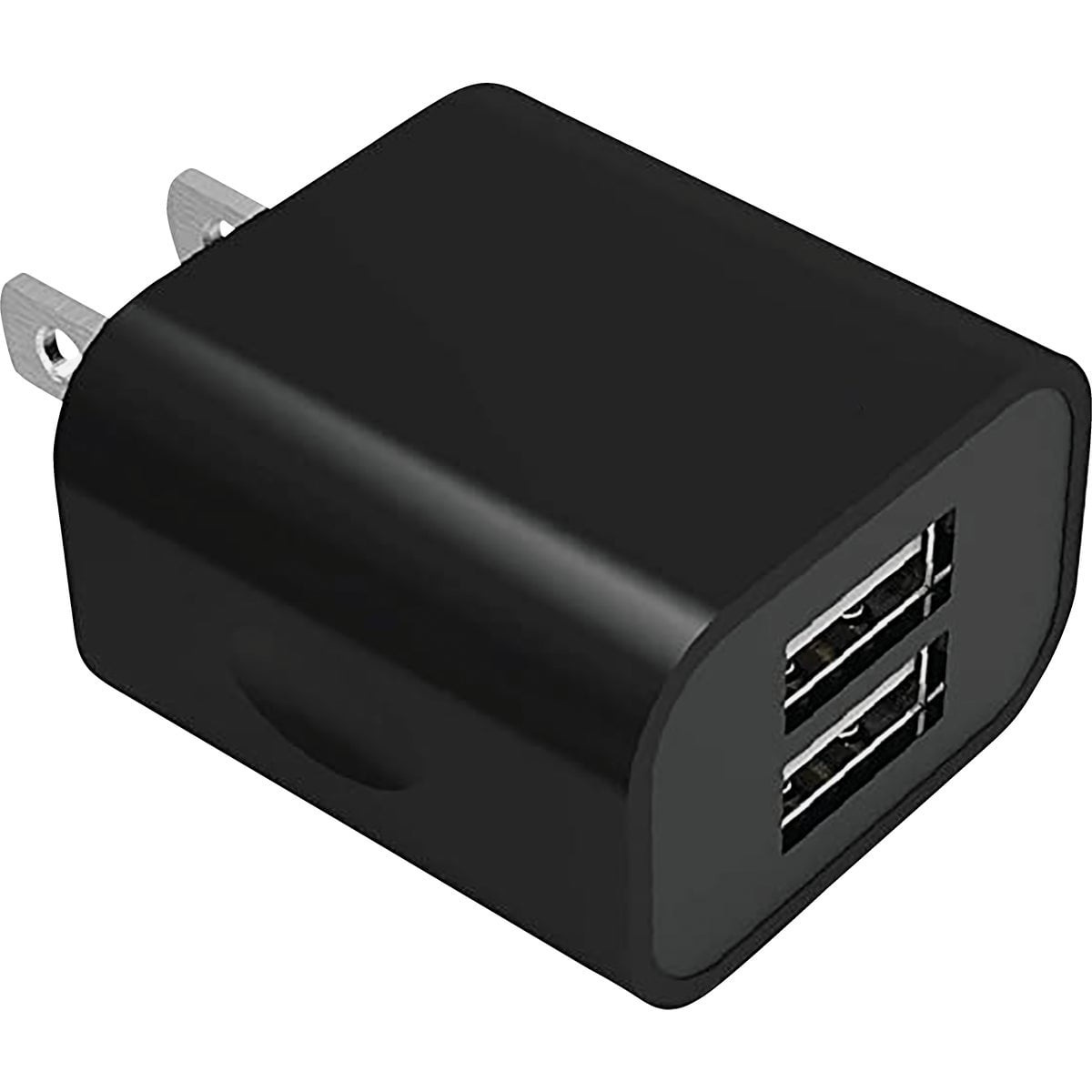 Blue Jet AC Outlet Black Dual 3.4A Wall USB Charger BJ-1018 - Walmart.com