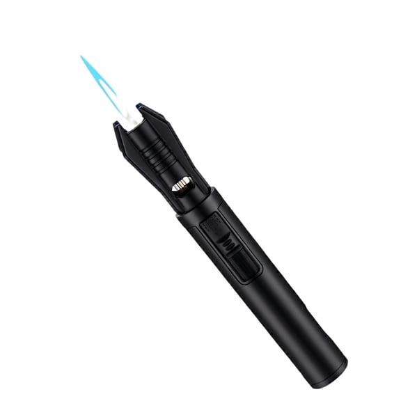 Blue Jet Flame Refillable Butane Torch Lighter Adjustable Jet Flame Windproof Torch For BBQ Candle Kitchen Camping Fire Starter