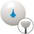 thumbnail image 1 of Blue Jet White Retro Shift Knob with M16 x 1.5 Insert Shifter Auto Manual Custom Brody, 1 of 1