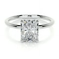 thumbnail image 1 of Blue Jewel Radiant Cut Excellent 2 Ct Diamond Ring For Women's - White Gold Over 14K Silver Diamond Ring - Solitaire Diamond Rings - Solo Stone Diamond Ring for Her - Simple Diamond Ring for Women's, 1 of 6